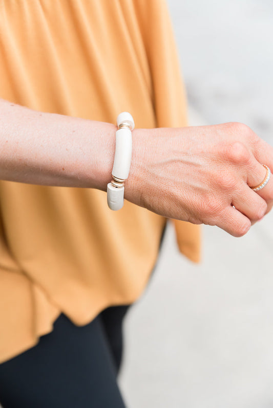 Boho Breeze Bracelet in Ivory