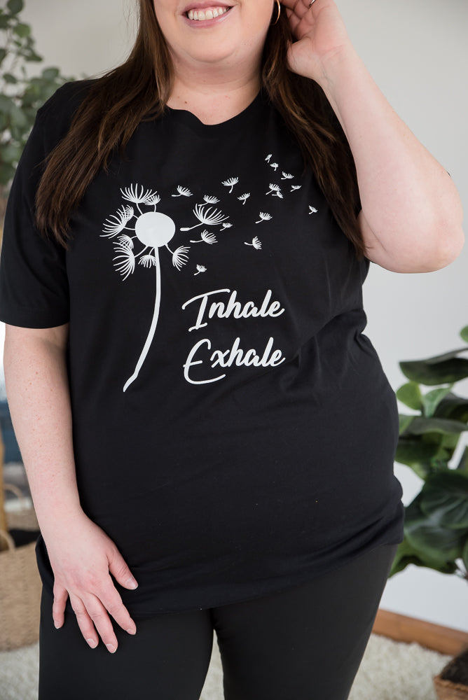 Inhale Exhale Graphic Tee