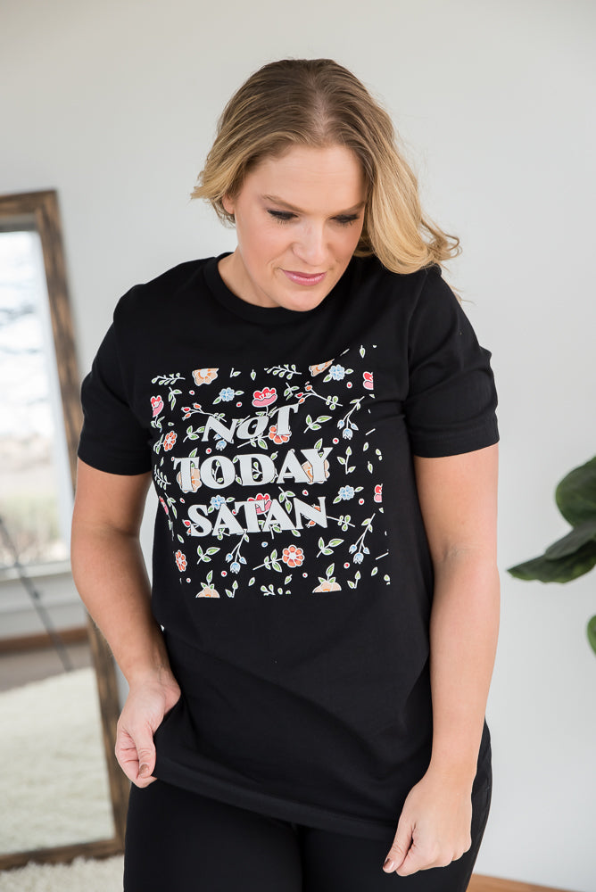 Not Today Satan Graphic Tee