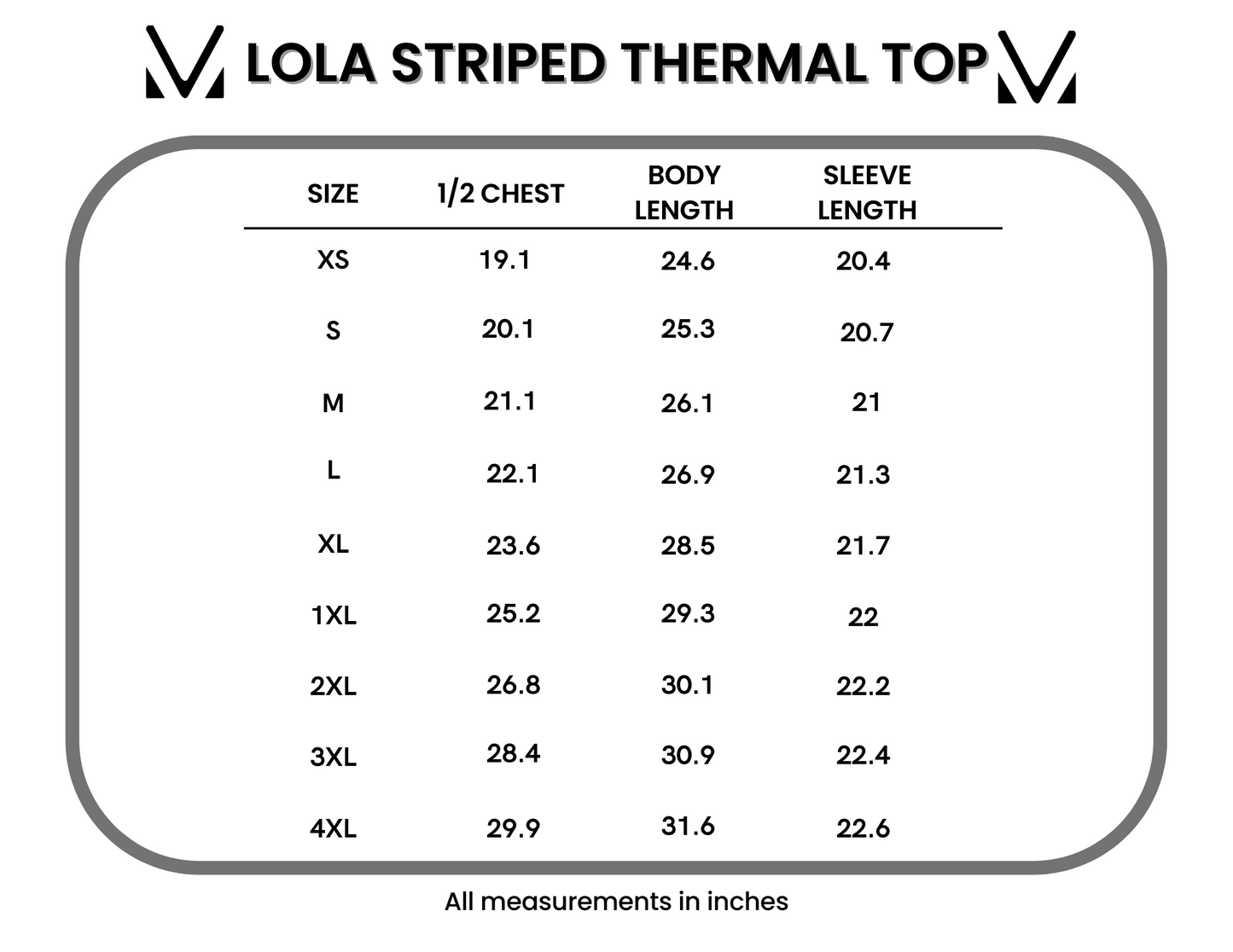 PREBOOK Lola Striped Thermal Top - Grey