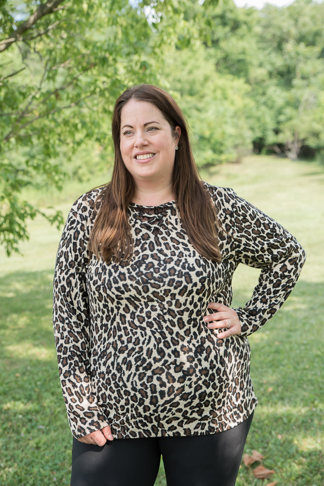 Leopard and Lace Top