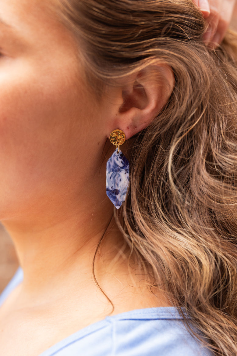 Gemma Earrings - Ocean Waves