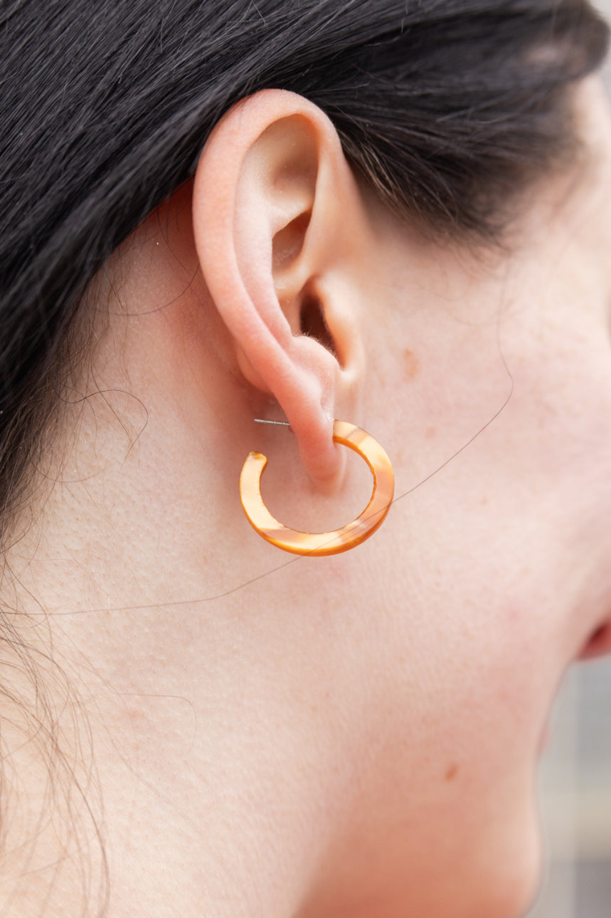 Cam Mini Hoops - Copper