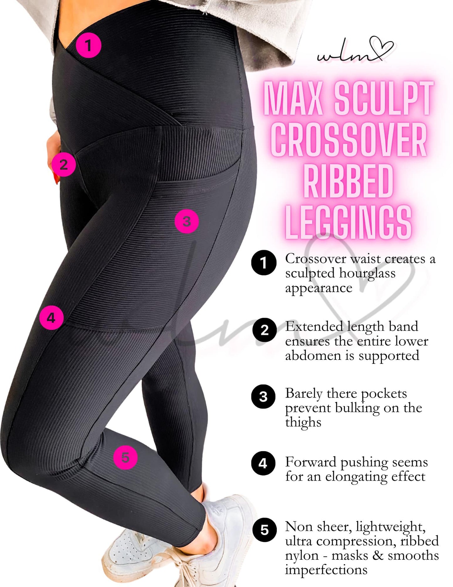 PRE-ORDER (eta early Dec) With Love, Molly Max Sculpt Leggings